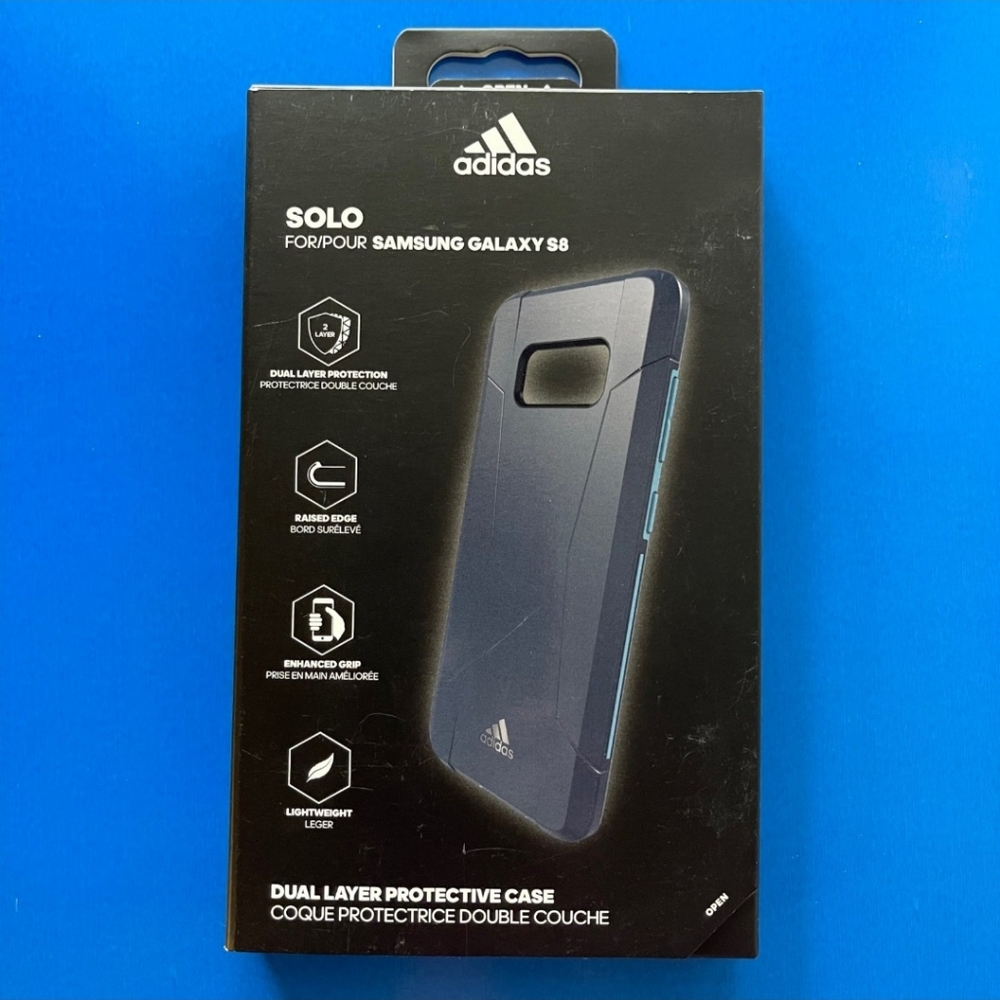 Galaxy S8 - Adidas Solo Case (BLACK/BLUE)
